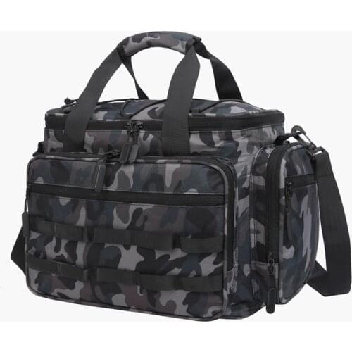 New outdoor fishing bag Lu Ya bag single shoulder fishing gear bag sea fishing bag 6 fish boxes for free