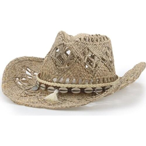 Sun hats natual raffia straw solid weave handmade women hat men summer beach wide brim belt band casual sun protective women hat