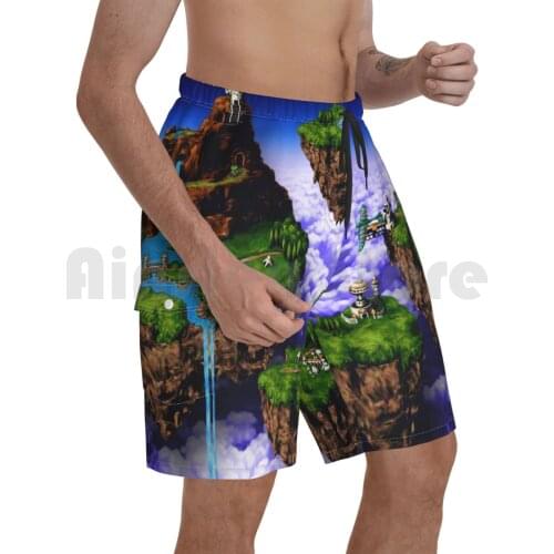 Zeal Custom Design Beach Shorts Men Beach Pants Swimwear Zeal Snes Video Games Rpg Chrono Trigger Lucca Marle Frog