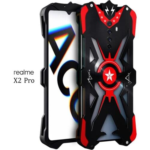 Shockproof Metal Armor Reno ACE2 Case For OPPO Realme X2 Pro Case Aluminum Reno ACE Cover Coque For OPPO Realme X2 Pro Funda ACE