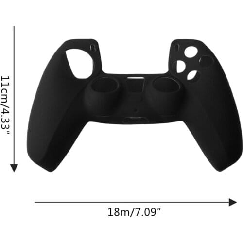 Rubber Case Cover For -SONY 5 For PS5 Controller Protection Case