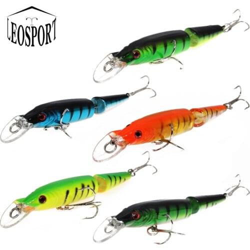 Fishing Lures Wobblers Minnow Hard-Baits Jerkbaits-Hooks Slow-Sinking Carp Artificial