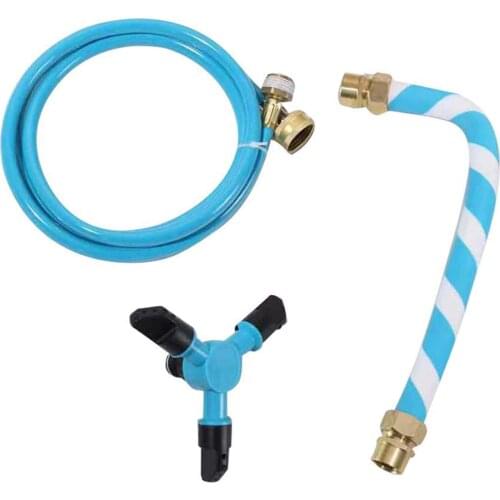 Summer Trampoline Sprinkler Water Sprinkler Outdoor Garden Water Games Toy Sprayer Backyard Water Park Accessories Fun for Kids