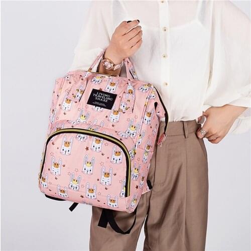 Stylish Folding Crib Nappy Bags Nappy Stroller Organizer Backpack Travel Large Mommy Baby Care Nursing Crib Bags