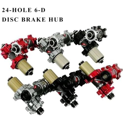 Mountain Bike Bicycle Disc Brake Hub Cubos Front and Rear Axles 24-hole Straight Super Loud Drum Bicycle Wheel Axil Hub