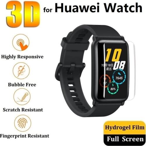 3D Hydrogel Protective Film Screen Protector for Huawei Watch Fit GT 2e 2 Pro 46mm 42mm Screen Protector Foil (Not Glass)