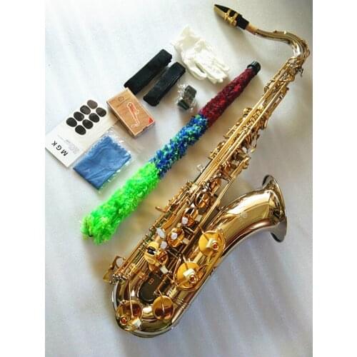 Brand new Jupiter JTS-1100SG Bb Tenor Saxophone Brass Silver Nickel Body Gold Lacquer Key B Flat Sax Instrument and Case