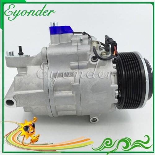 AC A/C Air Conditioning Compressor Cooling Pump PV8 for BMW 7 series 7-series F01 F02 F03 F04 740i 08 on 64526983398 64529195974