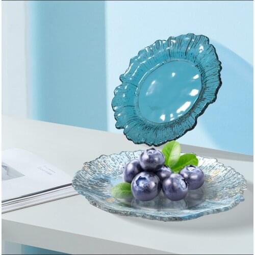 DIY Crystal Mirror Silicone Mold Irregular Fruit Plate Dish Tray Cup Mat Casting Molds Home Decoration Craft Resin Art Mould