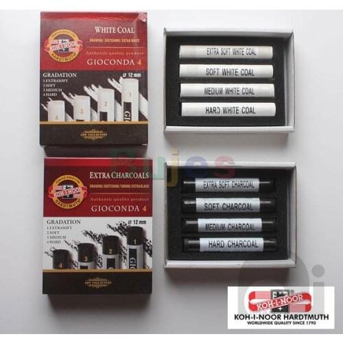 Koh-i-noor Charcoal Pencils,Sketch Pencils Charcoal Drawing Set , Pencil , Drawing Pencil , School Supplies ,Artist Quality