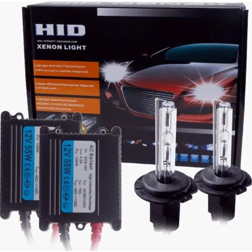 Xenon H7 Hid Kit 55W H4 Bi-Xenon lapm H1 H3 H8 H9 H11 H27 HB3 HB4 H13 9005 9006 Car light source xenon 4300K 6000K 8000K