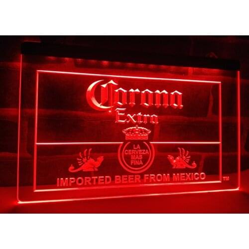 LE040- Corona Mexico Beer Bar Pub Club LED Neon Light Sign home decor crafts