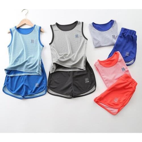 Summer Baby 2 Piece Sets Sport Clothing Kids Boutique Clothing Wholesale Kid Sweatsuit Clothes