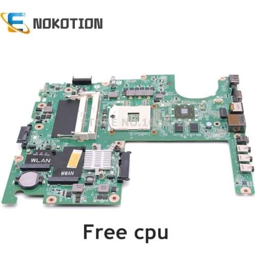 NOKOTION CN-04DKNR 04DKNR DA0FM9MB8D1 Main Board For Dell Studio 1558 Laptop Motherboard HM55 DDR3 Free CPU