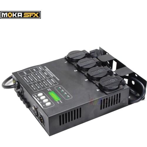 Multi Switch Pack Compact 4 Channel DMX Dimmer Pack With 16 Built in Light Programs 4CH Switcher For Stage LED Light Fixtures