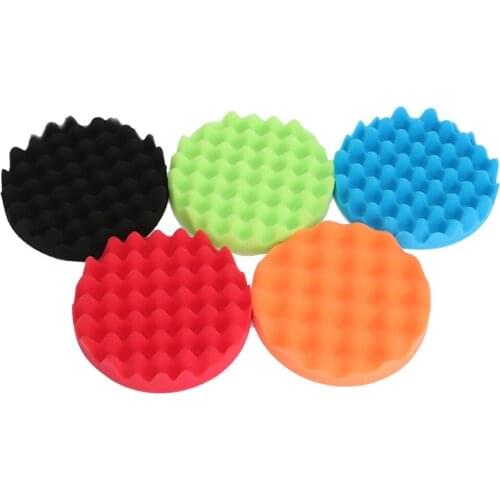 12PCS/Set 3-6 Inches Polishing Foam Car Buffing Waxing Sponge Pad Kit Durable Portable Cleaning Brush Tool Durable Cleaner