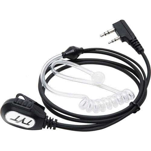 Original 2 Pin TYT High Quality Covert Air Acoustic Tube Headset Earphone for TYT MD-380 MD-390 TH-UV8000D Walkie Talkie