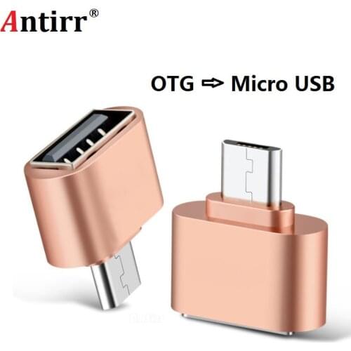 Antirr Micro USB to USB Mini OTG Adapter Camera MP3 Converter OTG Cable For Samsung Xiaomi HTC Sony LG Android Microusb OTG