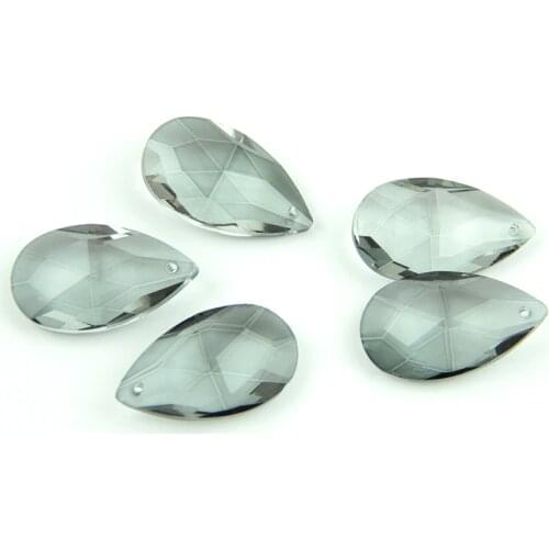 38mm-76mm Black Dia Mesh Shape Crystal Chandelier Pendants Parts Beads Hanging Crystals For Chandelier