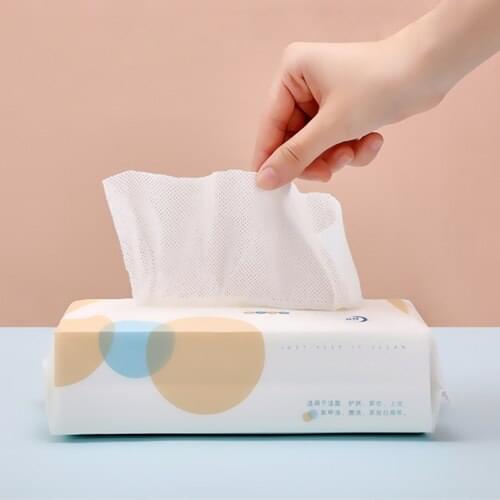 Face towel thickened high-quality pearl grain disposable wet and dry cotton soft towel beauty makeup remover cotton cleansing