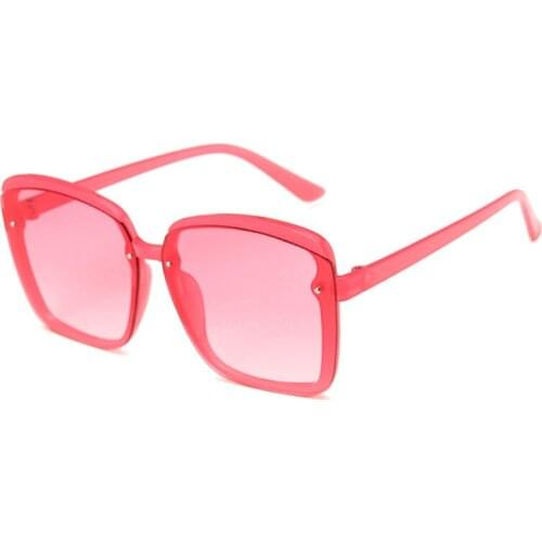 New Square Sunglasses Women Fashion Brand Design Oversized Sun Glasses Female Shades Color Ocean Lenses Eyewear UV400