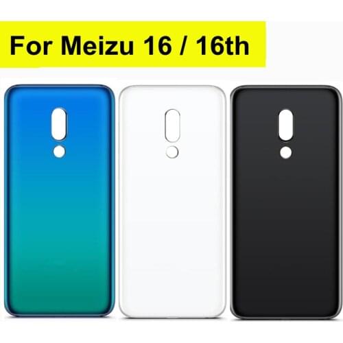 6.0" 3D Glass Back Battery Cover For Meizu 16 16th M882Q M882H Rear Case Door Housing for Meizu 16th Battery Cover