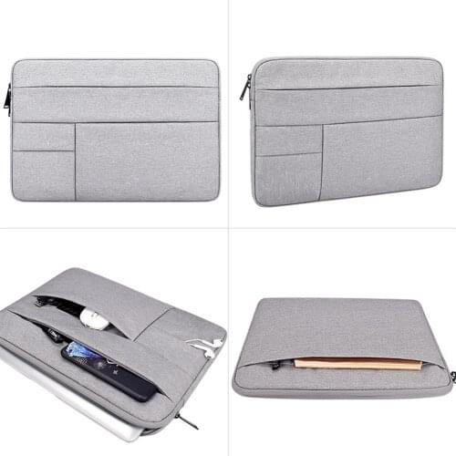 Waterproof Anti-fall Laptop Tablet Bag Handbag for 11.6 - 14.1 Inch MacBook e-Book Case Cover Briefcase Bag Pouch Carrier Holder