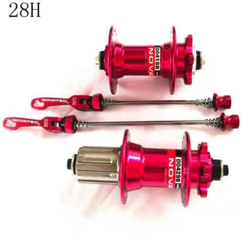 Novatec D041SB D042SB Hub Road MTB bike Disc Card Brake Hub 28 Holes 8/ 9/10/11 Speed Mountain Bicycle Bearing Hubs