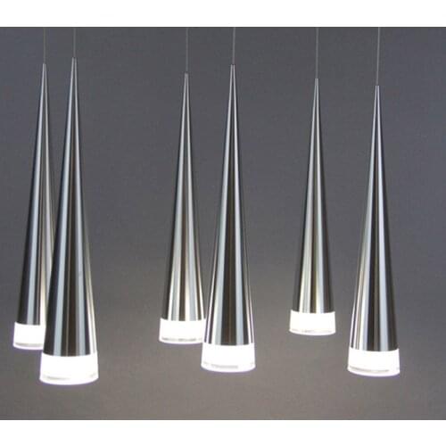 1PC Modern LED Long Tube Pendant Lights Simple Nordic Restaurant/Dinning Room/Bar Cylindrical Pendant Lamps