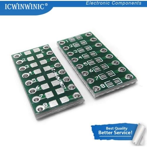 10piece 0805 0603 0402 to DIP Transfer Board DIP Pin Board Pitch Adapter keysets In Stock