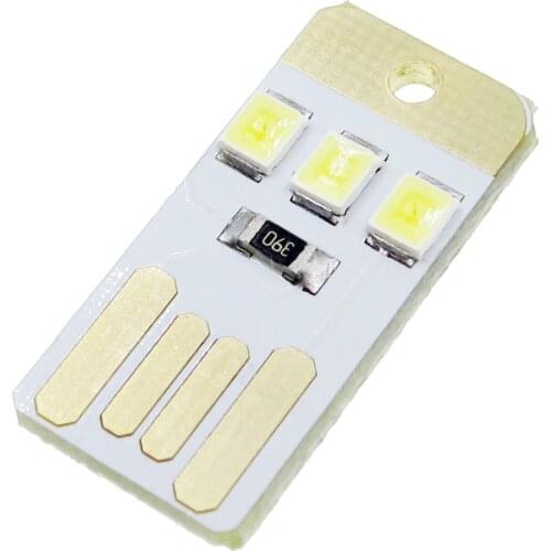 10PCS Mini Night USB LED Keychain Portable Power White Board Pocket Card Lamp Bulb LED new