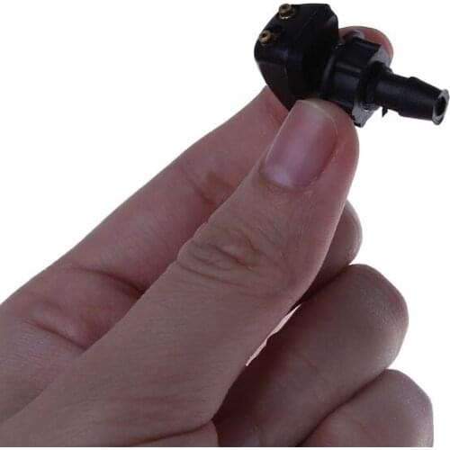 2 X Auto Car Front Windscreen Universal Washer Wiper Nozzle Water Spray DIY Kits For Vol~vo For V~W Replacement E7CA