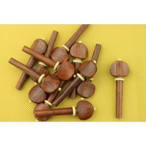 20pcs new high quality rosewood violin tuning pegs 4/4 full size accessories
