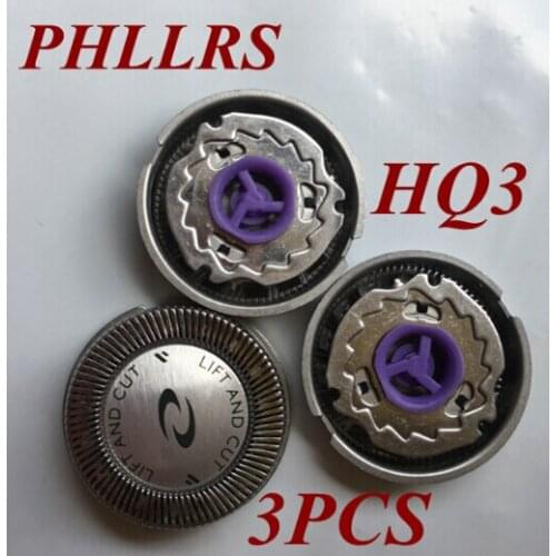 3PCS HQ3 replace head razor blade for philips shaver HQ55 HQ56 HQ46 HQ300 HQ302 HQ304 HQ320 HQ322 HQ340 HQ342 HQ360 HQ362 HQ380