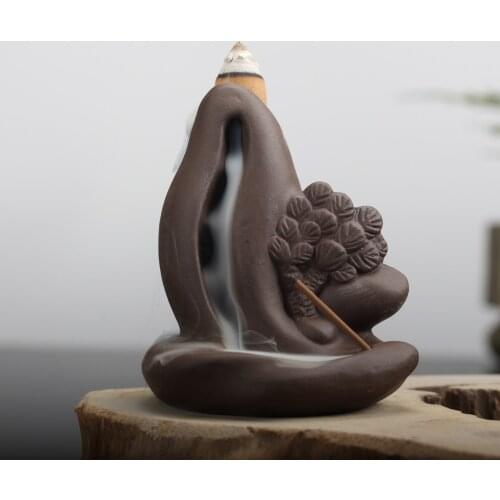 4 Styles Classic Handmade Porcelain Backflow Incense Burner Incenses Holder Home Fragrance Decorative Crafts