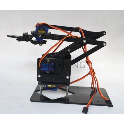 Acrylic Mechanics Handle Robot robotic 4 DOF arm for arduino Created Learning Kit SG90