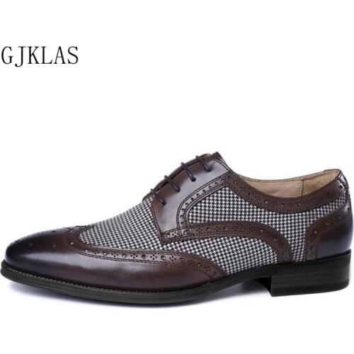 Brogues Men Oxford Formal Shoes Leather Italian Mens Dress Shoe Business Party Shoes Men Office Wear Size 48 Zapatos Elegantes