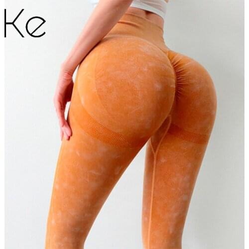 KE peach pants hip-lifting fitness pants womens high waist tight-fitting quick-drying running sports yoga pants summer thin