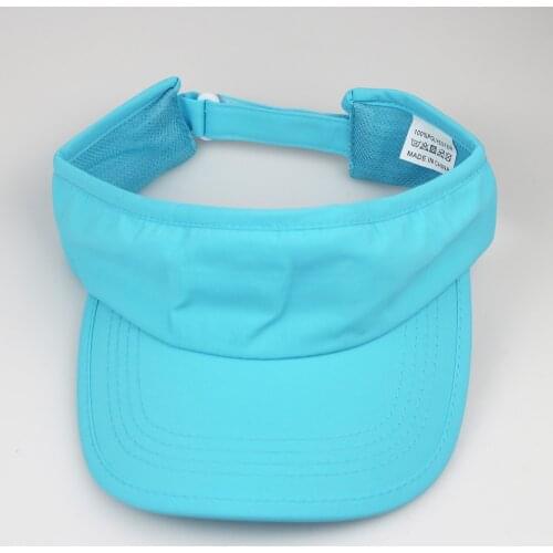 Quick Dry Mesh Sports Visors Womens Cute Golf Sun Visors Summer Fishing Jogging Blue Yellow Blank Plain Caps