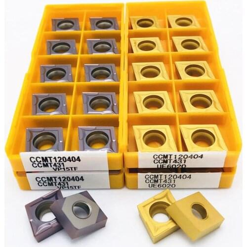 CCMT120404 VP15TF UE6020 US735 stainless steel cutting tool carbide insert CCMT 120404 lathe tool high quality turning insert