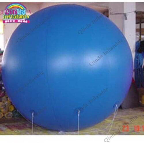 Dia 3m inflatable Advertising balloon,customized logo hot air balloon decoration with 0.18mm PVC