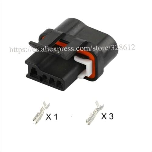 DJ7044Y-1.5/2.8-21 car wire female cable Waterproof sheath 4 pin connector automotive Plug socket include terminal and seal