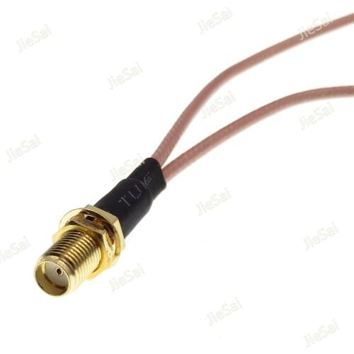 Double TS9 Male Plug To SMA RF Coaxial Extension Connector Cable Adapter For 3G 4G Modem Router with 15cm wire