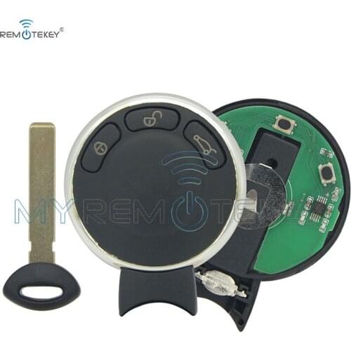 Remtekey car key keyless 868Mhz IYZKEYR5602 entry for Mini Cooper 2007 2008 2009 2010 2011 3 button remote key