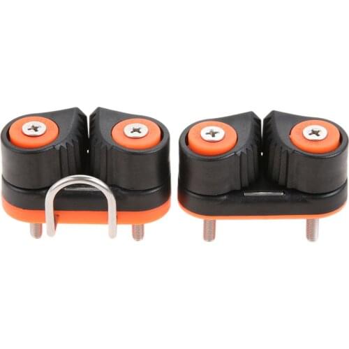Boat Composite 2 Row Matic Ball Bearing Cam Cleat Pilates Equipment Marine Boat Fast Entry Rope Wire Fairlead Sailing Sailboat