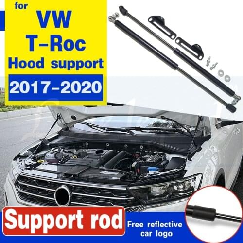 Car Bonnet Hood Cover Gas Spring Shock Strut Bars Lift Support Hydraulic Rod For VW T-Roc 2017 2018 2019