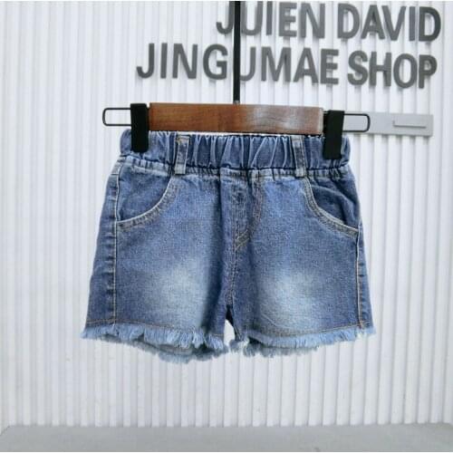 New Arrival Summer 2018 New Children Girl Pants Kids Denim Shorts Jeans Ripped Pants Boys and Girls Cowboy Pants Fashion Shorts