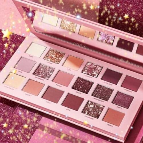 Beauty Creations Tease me 18-Color Shimmering Matte Color Red Eyeshadow Palette