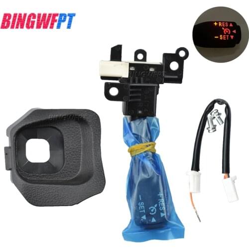 Red light Cruise Control Switch 84632-34011 45186-0G030 Steering Wheel Cover/Wire Screws For Toyota Land Cruiser Prado