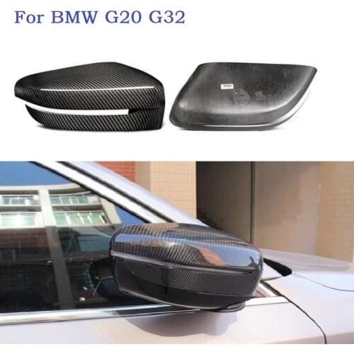 Fit for BMW G20 G32 G30 G38 G11 G12 2017-UP Dry Carbon Fiber Side Mirror Cover Caps Add On Style